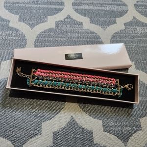 NEW Victoria's Secret Angel Wings metal/woven bracelet